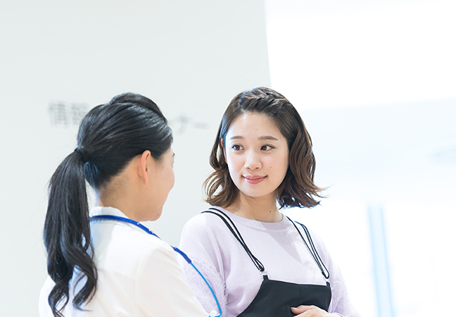 丁寧な説明を心がけ、患者さまの立場に立った医療を行います。